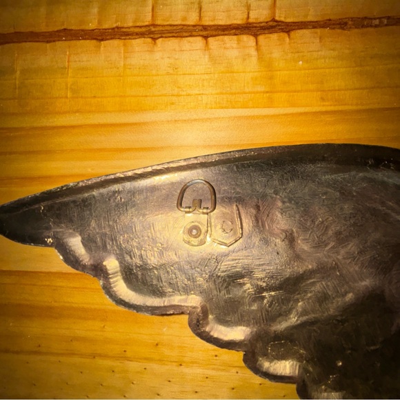 VINTAGE CAST BRASS FEDERAL EAGLE 24" WALL SCULPTURE HANGING 7028 - Picture 5 of 6